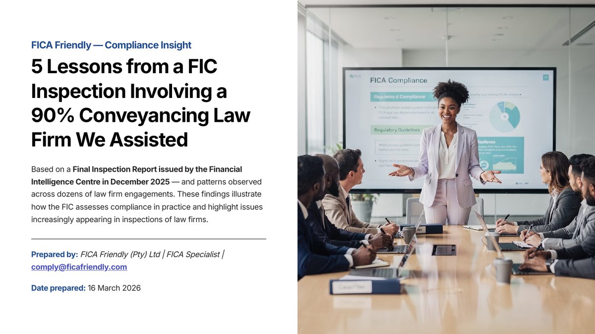 Fica Friendly — 5 Lessons from a FIC Inspection guide